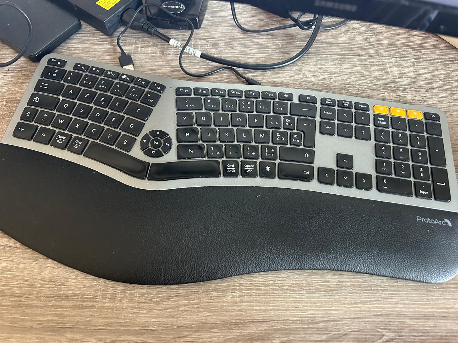 Clavier ergonomique